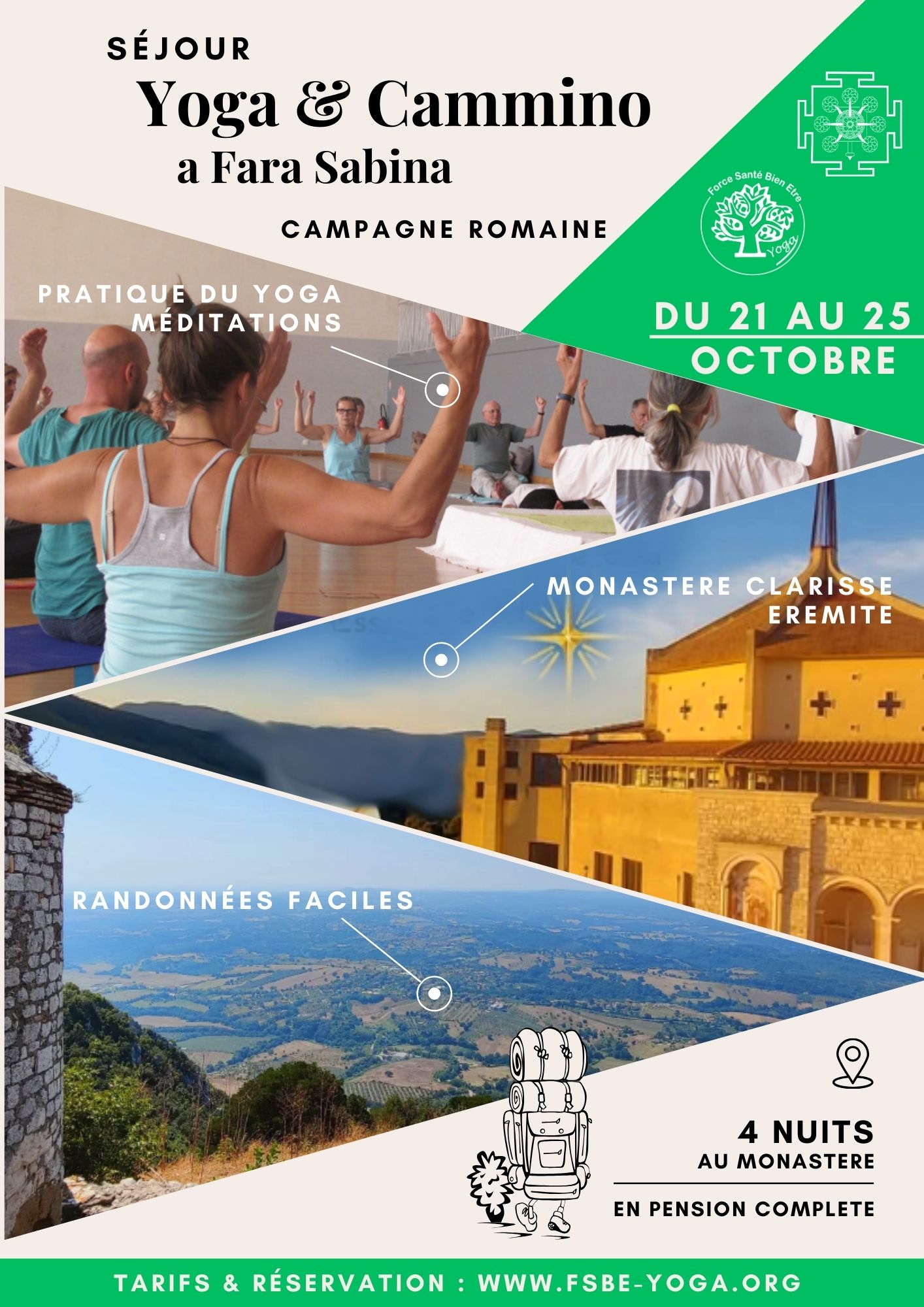 Octobre 2026 : Séjour en Italie, Yoga & Marche